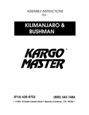 Kargo Master KILIMANJARO Assembly Instructions