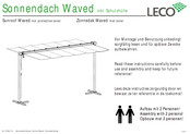 leco Zonnedak Waved Instructions Manual