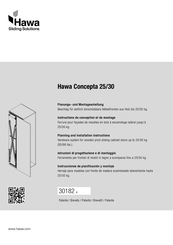 hawa Concepta 30 Planning And Installation Instructions