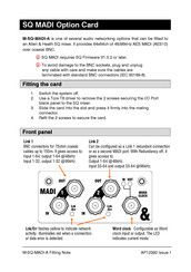 ALLEN & HEATH M-SQ-MADI-A Fittings Manual