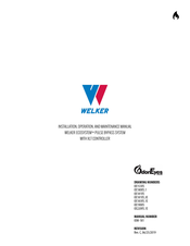Welker OE181VS Installation, Operation And Maintenance Manual