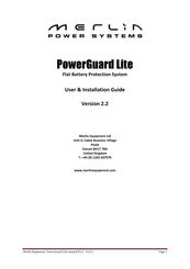 Merlin PowerGuard Lite User's Installation Manual