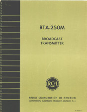 RCA BTA-250M Instructions Manual