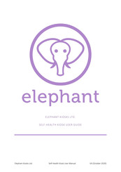 Elephant SELF-HEALTH KIOSK User Manual