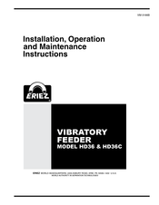 Eriez HD36C Installation, Operation And Maintenance Instructions
