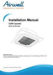 Airwell CDM Cassette AW-YDFA036-H91 Installation Manual
