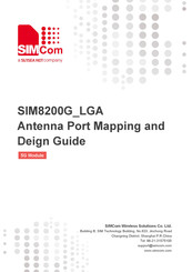 Sunsea AIoT SIMCom SIM8200G Mapping And Deign Manual