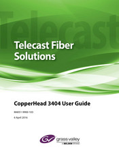 Belden Grass Valley CopperHead 3404 User Manual