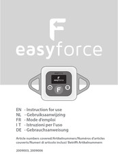 Meloq Easyforce 2009006 Instructions For Use Manual