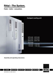 Rittal 1194.72 Series Assembly And Operating Instructions Manual