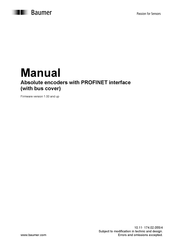 Baumer BMSH 58 Manual