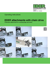 EDER Maschinenbau Curved Planer ERH-C Operating Instructions Manual