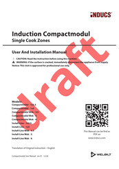 Welbilt INDUCS Compactmodul Wok - 3.5 User And Installation Manual