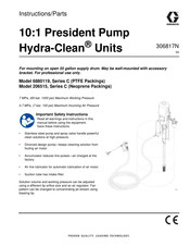 Graco President Hydra-Clean 6880119 Instructions - Parts Manual