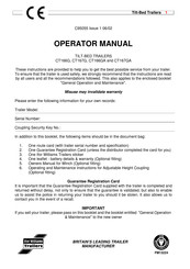 Ifor Williams Trailers CT167G Operator's Manual