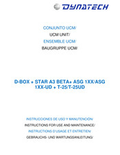 Dynatech ASG 1XX-UD Instructions For Use And Maintenance Manual