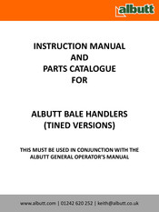 albutt F301 Instruction Manual And Parts Catalogue