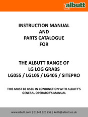 albutt LG Series Instruction Manual And Parts Catalogue