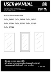 Better Bathrooms BeBa 24913 User Manual