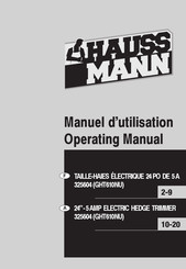 Haussmann GHT610NU Operating Manual
