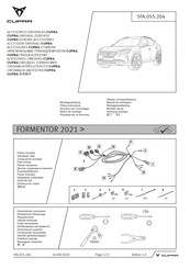 Cupra 5FA.055.204 Fitting Instructions Manual