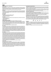 Orliman CC2700 Instructions For Use And Preservation