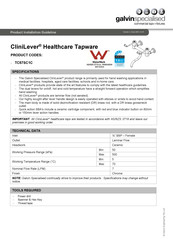 Galvin Specialised CliniLever TC57SC1C Product Installation Manualline