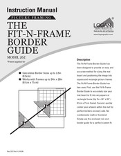 Logan Fit-N-Frame Border Guide 262 Instruction Manual