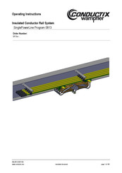 Conductix-Wampfler 081315 Operating Instructions Manual