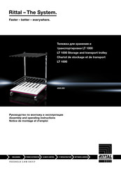 Rittal LT 1000 Assembly And Operating Instructions Manual