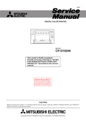 Mitsubishi Electric CP-D70DW Service Manual