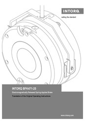 INTORQ BFK471-25 Translation Of The Original Operating Instructions