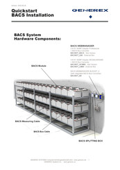 Generex BACS System Quick Start Manual