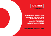 Derbi MOTOR 50cc 6 Owner's Manual