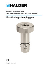 HALDER 23111.0116 Translation Of The Original Operating Instructions