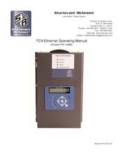 Sturtevant Richmont TCV-Ethernet Operating Manual