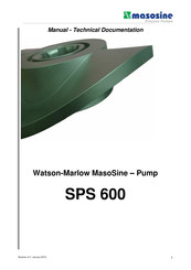 Watson-Marlow MasoSine SPS 600 Manual - Technical Documentation