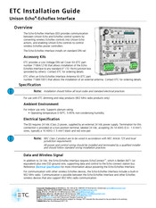 ETC Echo-Echoflex Interface Installation Manual
