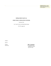 Pillar UniFoiler 3000 Operator's Manual