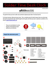 spikenzielabs Solder Time Desk Clock Build Manual