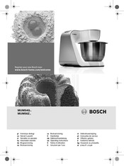 Bosch MUM54Q Series Operating Instructions Manual