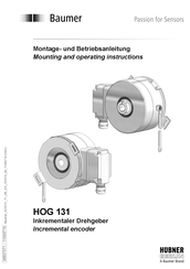 Baumer Hubner HOG 131 Mounting And Operating Instructions