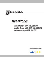 Cascade KOOI Reachforks 20B TFE User Manual