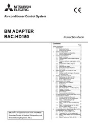 Mitsubishi Electric BAC-HD150 Instruction Book