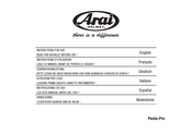 Arai Helmet Penta-Pro Instructions For Use Manual