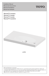 Toto Neorest II Lavatory LLT993 Installation Manual
