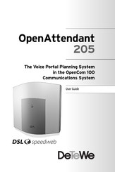 DETEWE DSL Speedweb OpenAttendant 205 User Manual