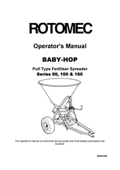 Rotomec Baby-Hop 100 Series Operator's Manual