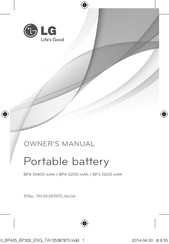 LG BP4 Owner's Manual