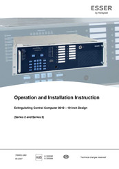 Honeywell 788013 Operation And Installation Instructions Manual